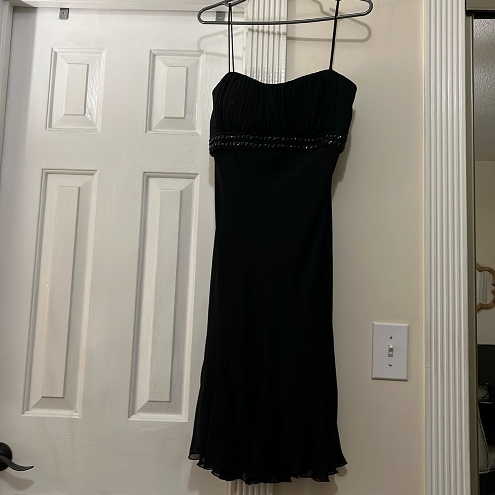 Dress barn collection, sleeveless black dress, One , one time size 12
